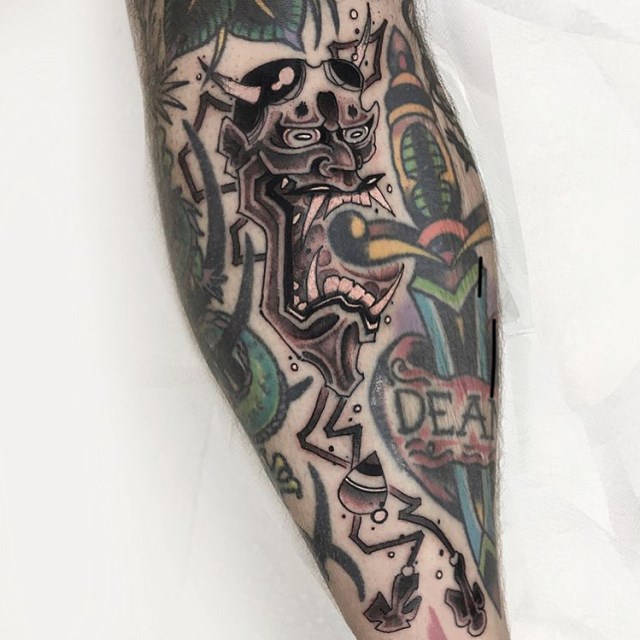 Japanese Hannya Tattoo 007 640W Japanese Hannya Tattoo 007 640W