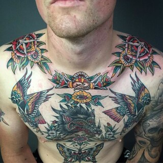 Chest tattoo removal