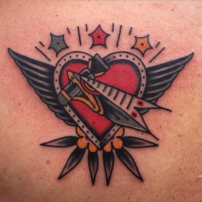 Traditional Eagle Tattoo 001