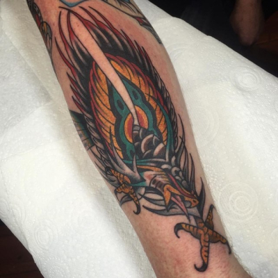 Traditional Eagle Tattoo 109