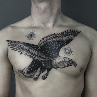 Traditional Eagle Tattoo 117