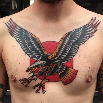 Traditional Eagle Tattoo 122