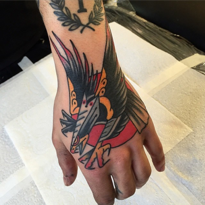 American Traditional Tattoo Eagle on Forearm | TikTok